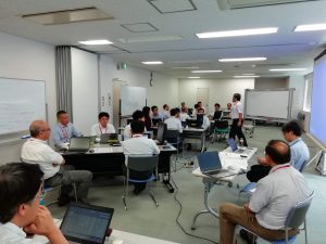 対応訓練の様子